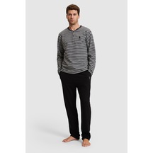 U.S. Polo Assn. Erkek Lacivert Pijama Takımı 50333260 Vr033