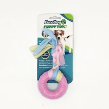 Eurodog - 465 - Puppy Toys Pembe Ufak Halka Diş - Novapazr - Kma Oy.