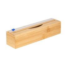 Pbt-588 Bambu Tek Bölmeli Streç Folyo Kesme Kutusu 33x8x7,5cm