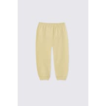 Panço Liberty Kumaş Yenidoğan Patikli Sarı Pantolon 5611GN04002