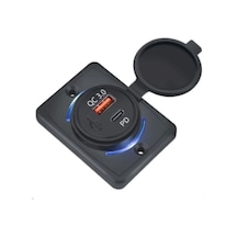 Usb Şarj Pano Tip Usb3.0 + Type-c Soket Kulaklı Ic266c-10