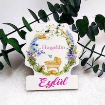 Büyük Boy  Kız Bebek Sekeri Ahşap Bebek Magnet (30 Adet)