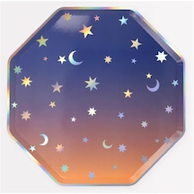 Meri Meri - Making Magic Star Dinner Plates - Make Magic Yıldızlı Tabaklar L 8'li