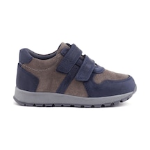 Ortopedikal Rakerplus 3750 3750-lgr % 100 Deri Cırtlı Lacivert Gri Sneaker Çocuk Spor Ayakkabı Lacivert - Gri