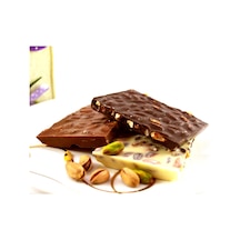 Dark Brown Antep Fıstıklı Karışık Beyoğlu Çikolatası Bitter - Sütlü - Beyaz 250 G