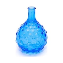 Saks Mavisi Bubble Cam Vazo 15 Cm