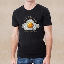 Noıssey Kırmızı Etiket Gala Unisex T-shirt Pamuk Kısa Kollu Siyah Model47 17380