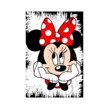 Mickey Mouse Tasarımlı Ahşap Poster Renkli - 645065485 Renkli