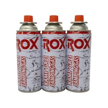 Rox Kamp Ocak Gazı Valfli Kartuş 227Gr 3 Adet Çok Renkli
