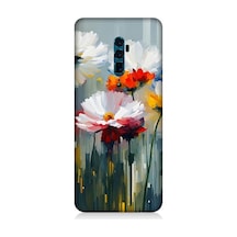 Oppo Reno 10x Zoom Uyumlu Soyut Çiçek Dokunuşları Desenli Silikon Kılıf Çok Renkli Oppo Reno 10x Zoom Uyumlu Soyut Çiçek Dokunuşları Desenli Silikon Kılıf Çok Renkli