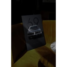 Nostalji Araba Serisi Mdf Tablo Seti Çok Renkli - 713607536 Çok Renkli