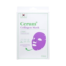 Cerum Yüzde Eriyen Kolajen Maskesi Kolajen - Hyaluronik Asit - Probiyotik Canlandırıcı 1 Adet