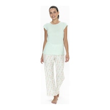 U.S. Polo Assn. U.s Polo Assn. 20079 Kadın Kısa Kollu Bisiklet Yaka Pijama Takımı-mint Mint U.S. Polo Assn. U.s Polo Assn. 20079 Kadın Kısa Kollu Bisiklet Yaka Pijama Takımı-mint Mint