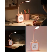 Modern Tasarımlı Şarj Edilebilir Led Gece Lambası Çok Renkli