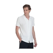 Hatemoğlu Beyaz Regular Fit Apaş Yaka Gömlek 35134 4111993