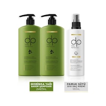 Dp Daily Perfection Şampuan Moringa Yağı 425 ML X 2  & Sıvı Saç Bakım Kremi Pamuk Sütü 180 ML Set