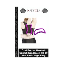 Özel Üretim Hareket Günlük Kondisyon Yr-30 Mor Renk Yoga Ring