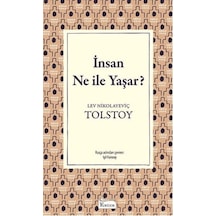 İnsan Ne İle Yaşar?-Bez Ciltli - Lev Nikolayeviç Tolstoy - Koridor Yayıncılık