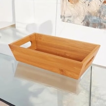 Bambu Ekmek Sepeti, 23x13x7 Cm Ölçülerinde Sunumluk A