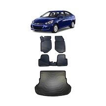 Hyundai Accent Blue 2010 Ve Sonrası Araca Özel 4d Havuzlu Paspas Ve Bagaj Seti