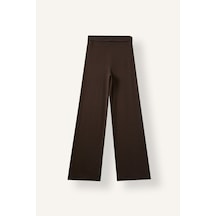 Defacto Katlama Belli Flare Fit İspanyol Paça Ribana Eşofman Altı I8091ax26aubn192 Kahve-bn192