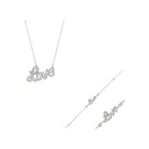 Gümüş Love Set Gümüş