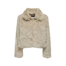 Only Kadın Onlmanny Suni Kürk Ceket Mont 15322406 Taş