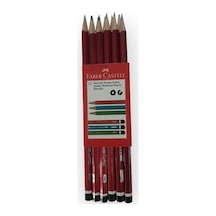 Faber Castell Löşeli Mercanlı Kurşun Kalem 12'li Paket Çok Renkli