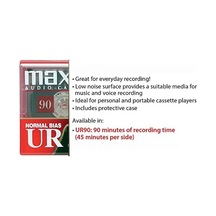 108562 Ur-90 5pk Normal Önyargılı Ses Kasetleri 90 Dakika Kılıflı 5'li Paket