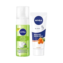 Nivea Urban Skin Yüz Yıkama Köpüğü 150 ML + Deniz İğdeli Besleyici El Bakım Kremi 75 ML