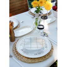 The Mia Daily Tunes Yemek Tabağı  - 6lı Set 20 Cm