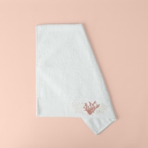 Linens Coral Bambu Yüz Havlusu 50x85 Cm Beyaz Beyaz