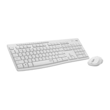 Logıtech Mk295 Q Tr Sessiz Kablosuz Klavye Mouse Set Beyaz 920-010089 Optik