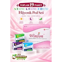Winion Winalite Negatif İyonlu Hijyenik Ped Karma 3'lü