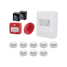 Dmtech Fp9000l-2-8 Konvansiyonel Sistem Yangın Alarm Seti 8 Li