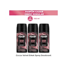 Axe Premium Collection Erkek Spray Deodorant Cocoa Velvet 150 Ml X3
