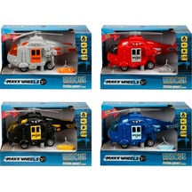 Sunman Oyuncak Maxx Wheelss Sesli Ve Işıklı 1:20 Kurtarma Helikopter Rescue 20 Cm