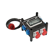 Brennenstuhl Gummi Serisi Sertifikalı Devre Kesicili 2x Cee 400v/16a, 5x 230v/16a Griişli 2 Metre Kablolu Güç Dağtıcısı