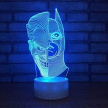 Goldenqian Bebek Gece Lambası 3d Yatak Odası Dekoru Illusion Lamba Ev 3d Gece Lambası Noel Günü Işığı Led Masaüstü Gece Lambası Yatak Odası Başucu Bebek Odası Lambası Uh30kg Siyah