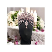 Alınlıklı Gelin,kına,nişan,söz,after,bride,party Taç Pembe - 729058635 Pembe