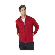 Pierre Cardin 7120 Erkek Uzun Kollu Dik Yaka Eşofman Takımı-bordo Bordo
