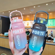 Su Matarası 1600 Ml Bpa İçermez Alk2962 Açık Gri