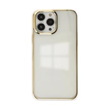Apple Uyumlu iPhone 14 Pro Kılıf Element Silikon - Gold 0.2M-Çok Renkli