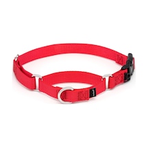 Hızlı Kopçalı Martingale Yaka, 3/4" Medium, Kırmızı Çok Renkli