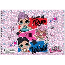 L.o.l Resim Defteri 25 X 35 Cm Karışık Renkler 24'lü Şrink