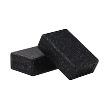 Actifoam Yoga Blok Yoga Köpüğü Bloğu Siyah - Mavi 2'li