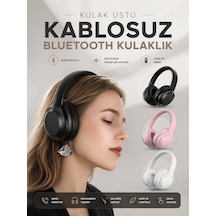 Kablosuz Bluetooth Kulaklık Anc/enc Destekli Kulak Üstü Yüksek Ses Kaliteli - Lisinya