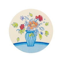 Vase Kağıt Bardak Altlığı 10 Cm 12'li Paket Beyaz