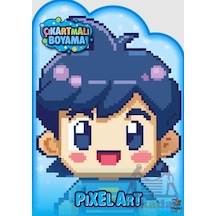 Pixel Art Zamanı Çıkartmalı Boyama Kitabı İthaki Çocuk Yayınları