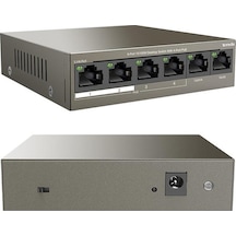 Tenda Tef1106p 2 X Uplink + 4 Port Poe Ethernet Switch 63 Watt